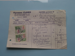 Parfumerie CLARIS Woluwe Saint Pierre1946 ( Factuur + Tax ) > Marche ! - Perfumería & Droguería