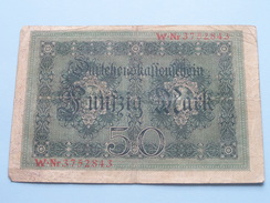 FUNFZIG MARK Berlin 5 August 1914 - W.Nr3752843 ( Please See Photo ) ! - Altri & Non Classificati