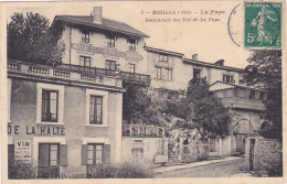 Rillieux - La Pape - Restaurant Des Iles De La Pape - Circulé 1911, Cachet Boite Facteur "B" - Rillieux La Pape