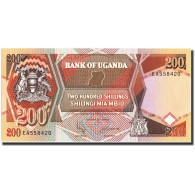 Billet, Uganda, 200 Shillings, 1996, 1996, KM:32b, NEUF - Oeganda