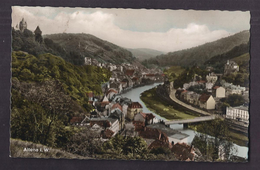 CPSM ALLEMAGNE - ALTENA I. W. - Très Jolie Vue Générale Du Village Autour Du Cours D'eau Avec Détails Des Maisons - Altena