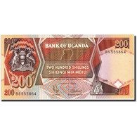 Billet, Uganda, 200 Shillings, 1991, 1991, KM:32b, NEUF - Ouganda
