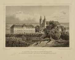 Cca 1840 Ludwig Rohbock (1820-1883): Nagyvárad Püspöki Palota Acélmetszet / Oradea... - Stampe & Incisioni