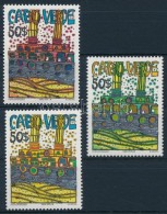 ** 1985 Hundertwasser Festmény Ki Nem Adott Sor Mi 497-499 - Altri & Non Classificati