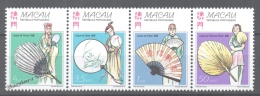 Macao 1997 Yvert 876-79, Traditional Chinese Fans - MNH - Neufs