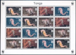 ** 2012 WWF Csikóhalak 4 Sort Tartalmazó Kisív Mi 1768 - 1771 - Altri & Non Classificati