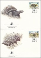 1985 WWF: TeknÅ‘s Sor 4 Db FDC-n Mi 104-107 - Altri & Non Classificati