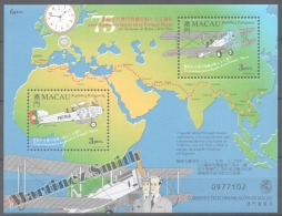 Macao 1999, Yvert BF 73 Miniature Sheet, 75th Anniversary Of The Air Link Portugal - Macao - MNH - Ungebraucht