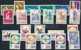 ** 1963-1964 Sport Motívum összeállítás, 4 Klf Sor - Altri & Non Classificati