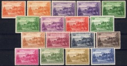 ** 1947/1959 Forgalmi Sor + 3 Színváltozat Mi 1-14 (1-3 X-y + 4x) - Other & Unclassified