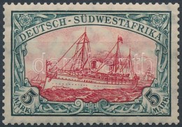 ** Deutsch-Südwestafrika 1906 Császári Jacht Mi 32Ab (gumihiba) - Other & Unclassified