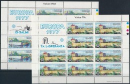 ** 1977 Europa CEPT Kisív Sor Mi 554-555 - Altri & Non Classificati