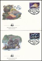 1986 WWF: Tengeri élÅ‘lények Sor  4 Db FDC-n Mi 73-76 - Other & Unclassified