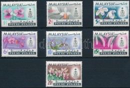 ** Penang 1965 Forgalmi; Orchideák Sor Mi 66-72 - Other & Unclassified