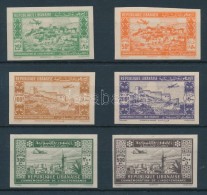 ** 1943 Légiposta Mi 271-276 Vágott Sor / Imperforate Set Signed: Sanabria - Altri & Non Classificati