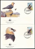 1986 WWF: Szakállas SaskeselyÅ± Sor Mi 556-559 4 Db FDC-n - Altri & Non Classificati