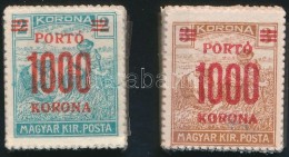 (*) 1921/1925 KisegítÅ‘ Portó 2000K/2K és 2000K/3K 1-1 Bündliben (40.000) - Other & Unclassified