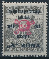 ** Nyugat-Magyarország II. 1921 Arató 60f Garancia Nélkül (19.000) - Altri & Non Classificati