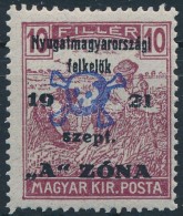 ** Nyugat-Magyarország II. 1921 Arató 10f Garancia Nélkül (20.000) - Altri & Non Classificati