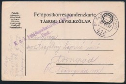 1917 Tábori Posta LevelezÅ‘lap 'K.u.k. Feldjägerbataillon No.28' + 'FP 416 B' - Other & Unclassified