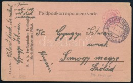 1917 Tábori Lap 'K.u. K. Seeflugstation Pola' +  'MFP POLA ' - Other & Unclassified