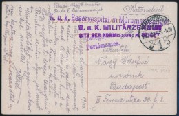 1916 Tábori Posta Képeslap 'K.u.k. Reservespital In Máramarossziget' - Altri & Non Classificati