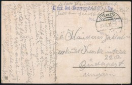 1915 Tábori Posta Képeslap 'K.u.k. Not-Reservespital Zell A/See' - Other & Unclassified