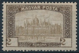* 1919 Magyar Posta 2K KeretbÅ‘l Kicsúszott értékszámok - Other & Unclassified