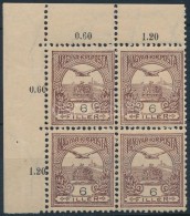 ** 1900 Turul 6f ívsarki Négyestömb (9.600+) - Other & Unclassified