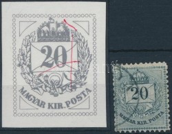 O 1881 20kr Többszörös Karcokkal (ex Lovász) - Altri & Non Classificati