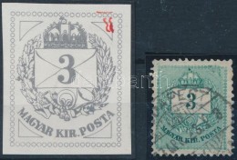 O 1881 3kr Jobb FelsÅ‘ Hullámmal (ex Lovász) - Altri & Non Classificati