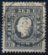 O 1858 3kr I. 'CSÍKMARTONFALVA' (pici Javítás A Jobb FelsÅ‘ Sarkon / Slightly Repaired) - Altri & Non Classificati