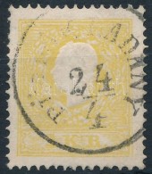 O 1858 2kr IIa Világossárga / Light Yellow 'PÜSPÖKLADÁNY' Certificate. Steiner - Other & Unclassified