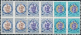 ** 1967 A Királyi Pár Megkoronázása Sor 4-es Tömbökben Mi 1365-1367 - Other & Unclassified