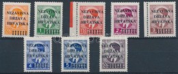 ** 1941 Felülnyomat Jugoszláv Bélyegeken Mi 1-8 (Mi EUR 120.-) - Altri & Non Classificati