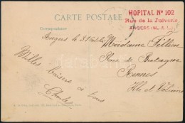 1914 Tábori Képeslap 'HOPITAL No.102' - Altri & Non Classificati