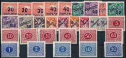 ** * 1926-1928 30 Klf Hivatalos Bélyeg, Közte Sorok - Altri & Non Classificati