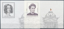 ** 2000-2001 Belgium KirálynÅ‘i (III, IV) 2 Klf Blokk Mi 75, 78 - Other & Unclassified