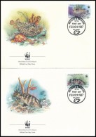 1987 WWF: Halak Sor Mi 1010-1013 4 Db FDC-n - Altri & Non Classificati