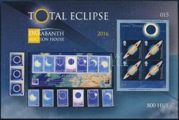 ** 2016 Total Eclipse (Napfogyatkozás) Angol NyelvÅ± Emlékív (015) - Altri & Non Classificati