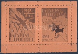 ** 1943/1b Balaton Sporthét EmlékívbÅ‘l A FelsÅ‘ Pár (6.000) - Andere & Zonder Classificatie