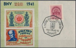 ** O 1941/6aa Kölcsey Vágott Emlékív II. (zöld) (10.000) - Other & Unclassified
