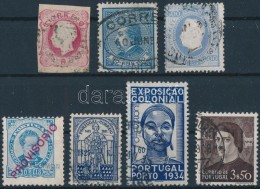 O Portugália 1862-1949 7 Db Korai Bélyeg (Mi EUR 296,-) - Altri & Non Classificati