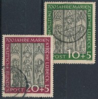 O NSZK 1951 700 éves A Mária Templom Sor Mi 139-140 - Altri & Non Classificati