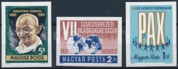 ** 1969 Évfordulók - Események (VII.) 3 Klf Vágott érték (4.700) - Other & Unclassified