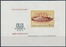 ** 1965 Universiade Vágott Blokk (4.000) (benyomódás) - Other & Unclassified