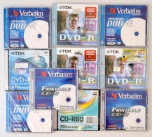 Verbatin és TDK Bontatlan DVD és CD, összesen:10 Db - Altri & Non Classificati