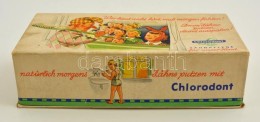 Cca 1940 Gyermek Fogpor Rajzos Papírdoboz Jó állapotban / Chlorodont Tooth Powder Paperbox In... - Altri & Non Classificati