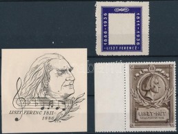 1932-1936 Liszt Ferenc 3 Db Klf Levélzáró - Unclassified