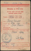 1953 SZTK Bélyeglap 20 Db Bélyeggel - Non Classificati